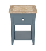 Baumhaus Signature Blue One Drawer Lamp Table (CFR10A)