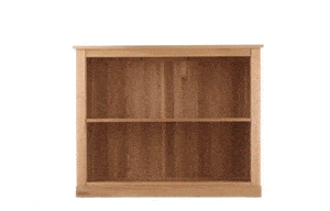 Baumhaus Mobel Oak Low Bookcase (COR01B)