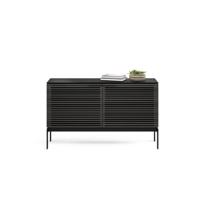 BDI Corridor SV7128 Slimline Charcoal Stained Ash TV Cabinet