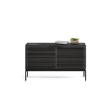 BDI Corridor SV7128 Slimline Charcoal Stained Ash TV Cabinet