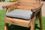 Charles Taylor Four Seater Circular Table Set with Cushions and Parasol (HB09)