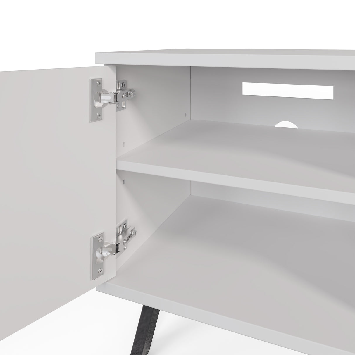 Frank Olsen Elevate White TV Cabinet with Mood Lighting & Intelligent Eye