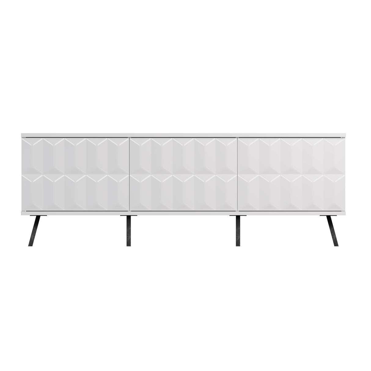 Frank Olsen Elevate White TV Cabinet with Mood Lighting & Intelligent Eye
