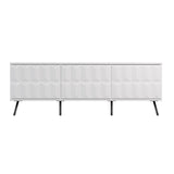 Frank Olsen Elevate White TV Cabinet with Mood Lighting & Intelligent Eye