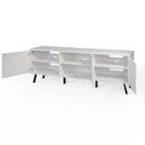 Frank Olsen Elevate White TV Cabinet with Mood Lighting & Intelligent Eye