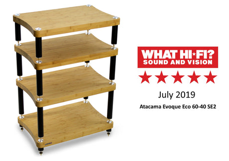 Atacama Evoque Eco 60-40 SE2 Natural Finish Bamboo Hi-Fi Rack