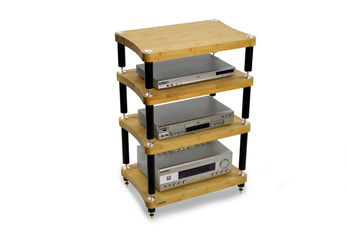 Atacama Evoque Eco 60-40 SE2 Natural Finish Bamboo Hi-Fi Rack