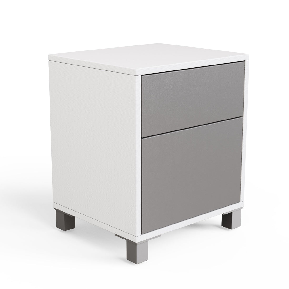 Frank Olsen LED Smart Click Side Table White & Grey