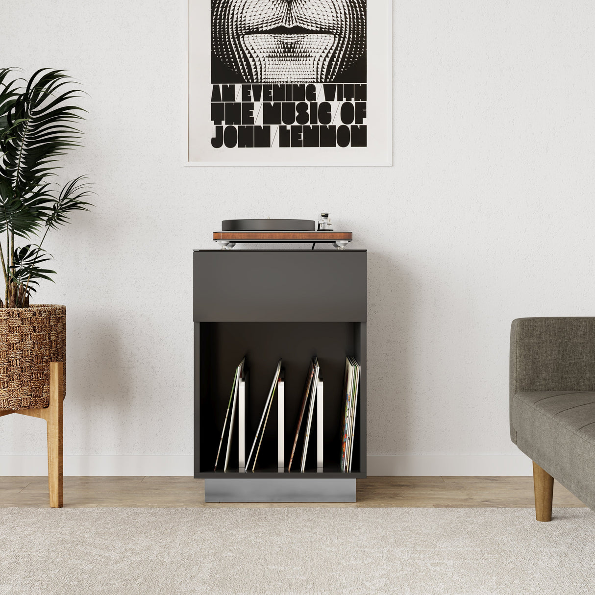 Alphason Element Grey Turntable Stand (ATTS1302)