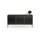BDI Elements 8777 Tempo Charcoal Stained Ash Console Unit