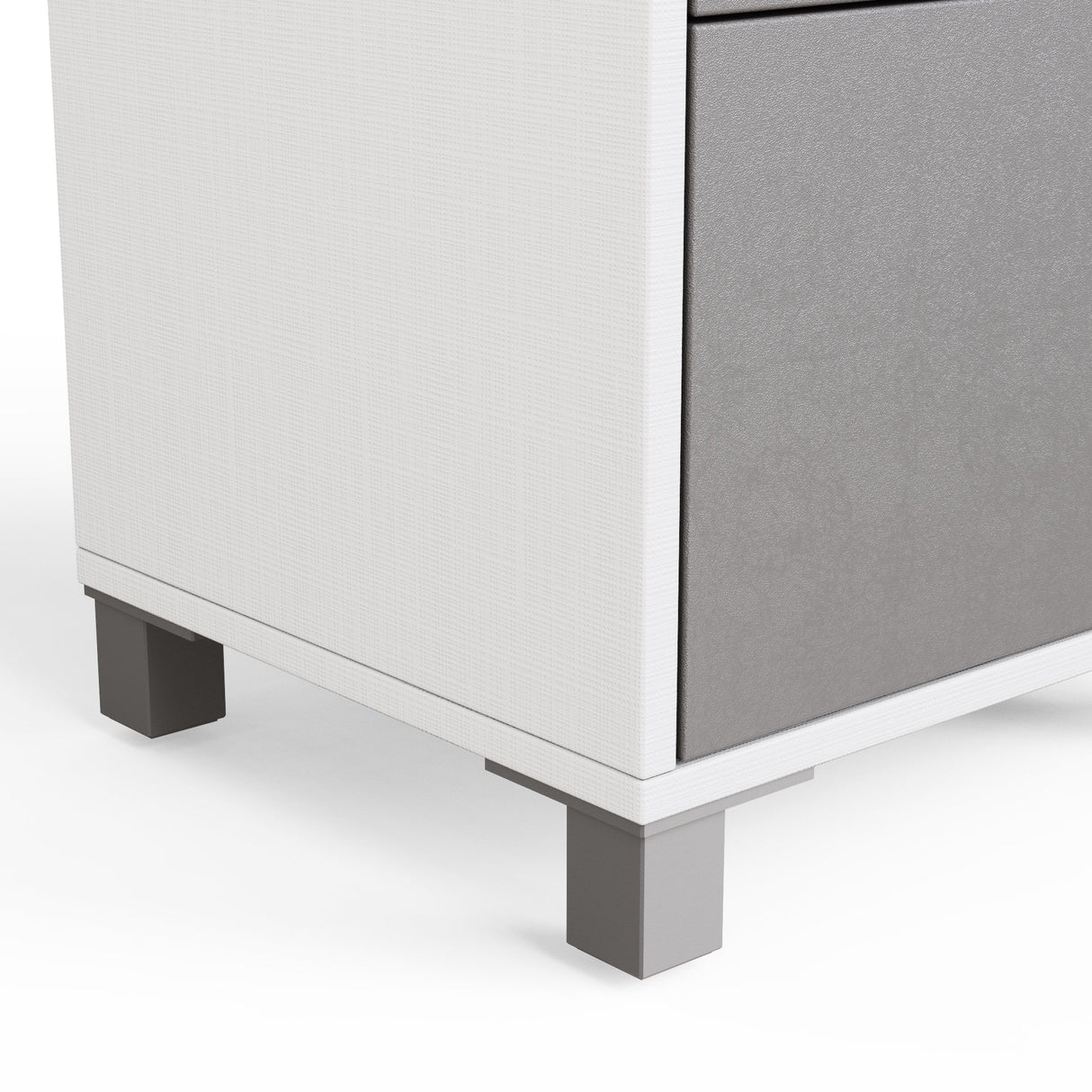 Frank Olsen LED Smart Click Side Table White & Grey