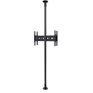 B-Tech BT2MFCLF-B2B40-65 Back to Back Twin Screen Floor to Ceiling TV Bracket with 2m Pole