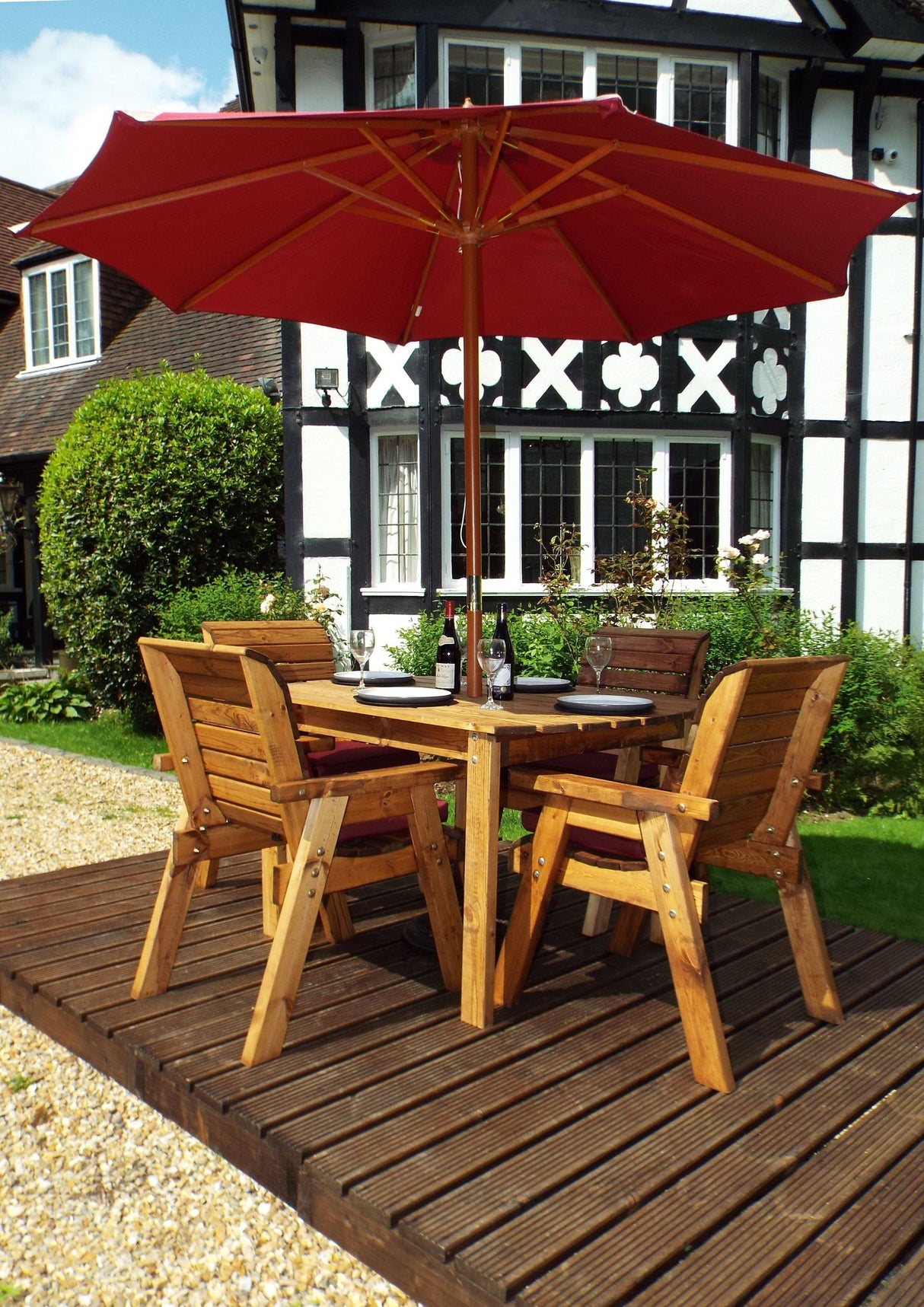 Charles Taylor Four Seater Rectangular Table Set (HB12)