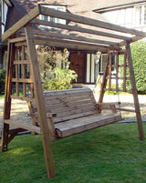 Charles Taylor Dorset Three Seater Swing in Green (HB134G Set)