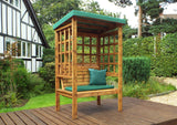 Charles Taylor Bramham Two Seater Arbour in Green (HB135G Set)