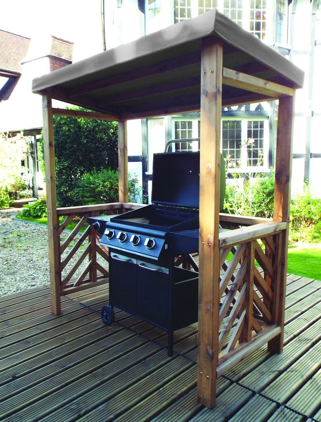 Charles Taylor Dorchester BBQ Shelter in Grey (HB137GR)