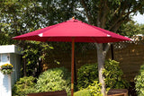 Charles Taylor Four Seater Circular Table Set with Cushions and Parasol (HB09)