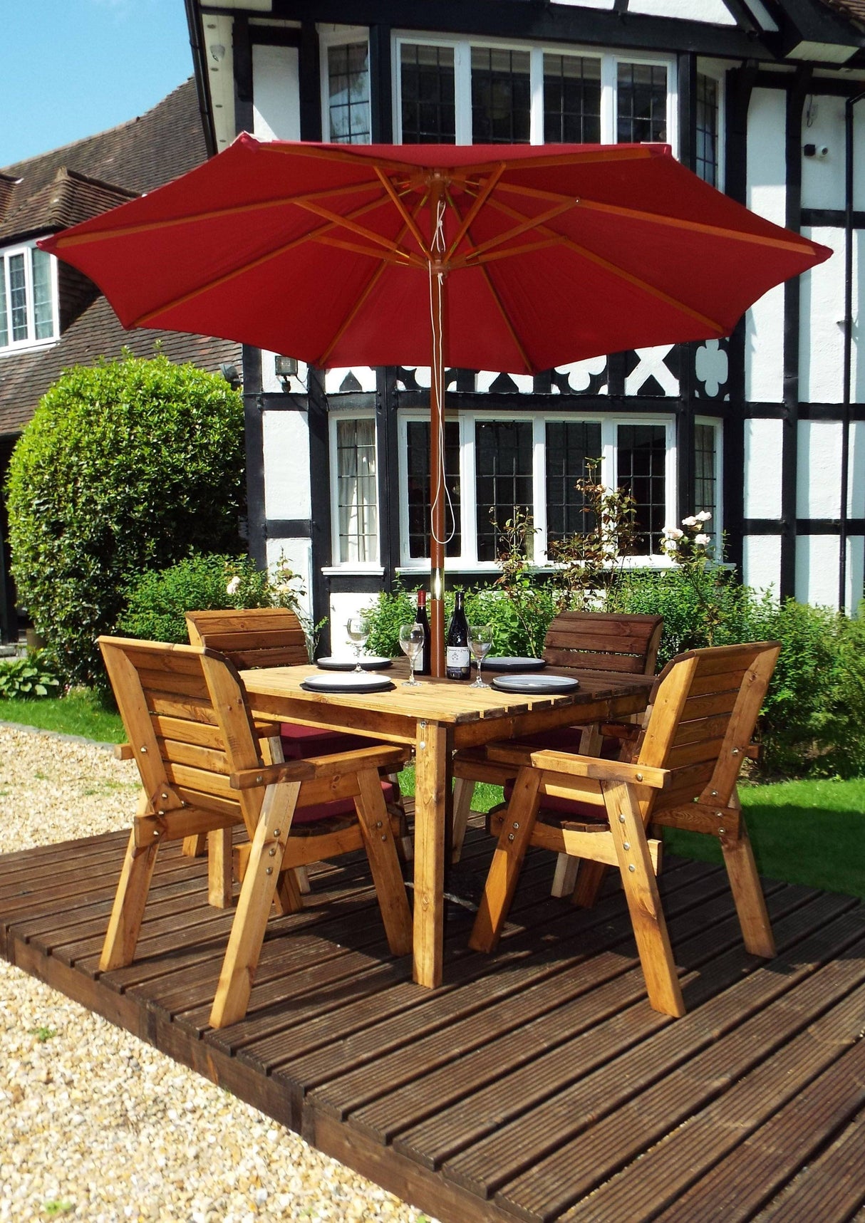 Charles Taylor Four Seater Square Table Set (HB57)