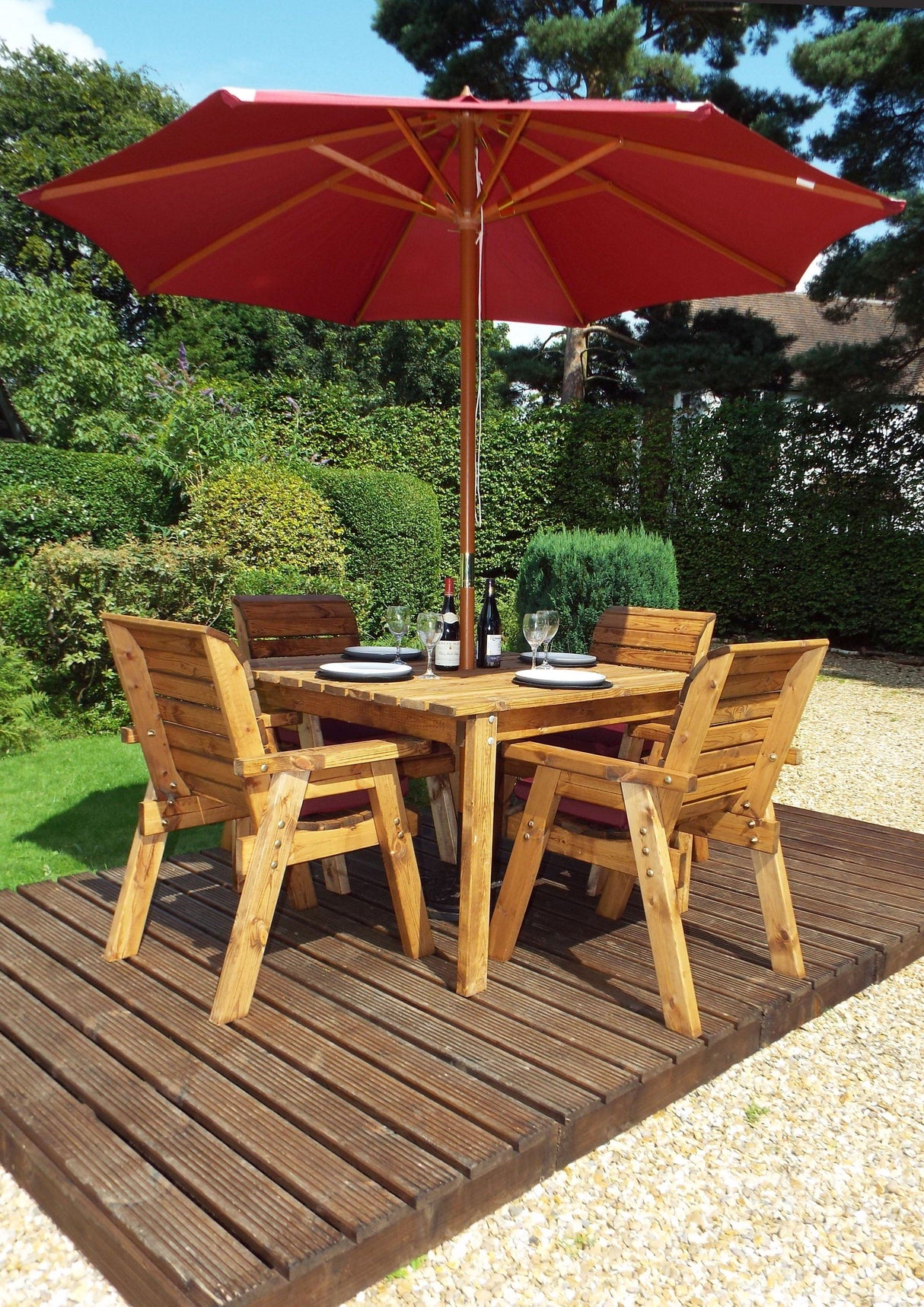 Charles Taylor Four Seater Square Table Set (HB57)
