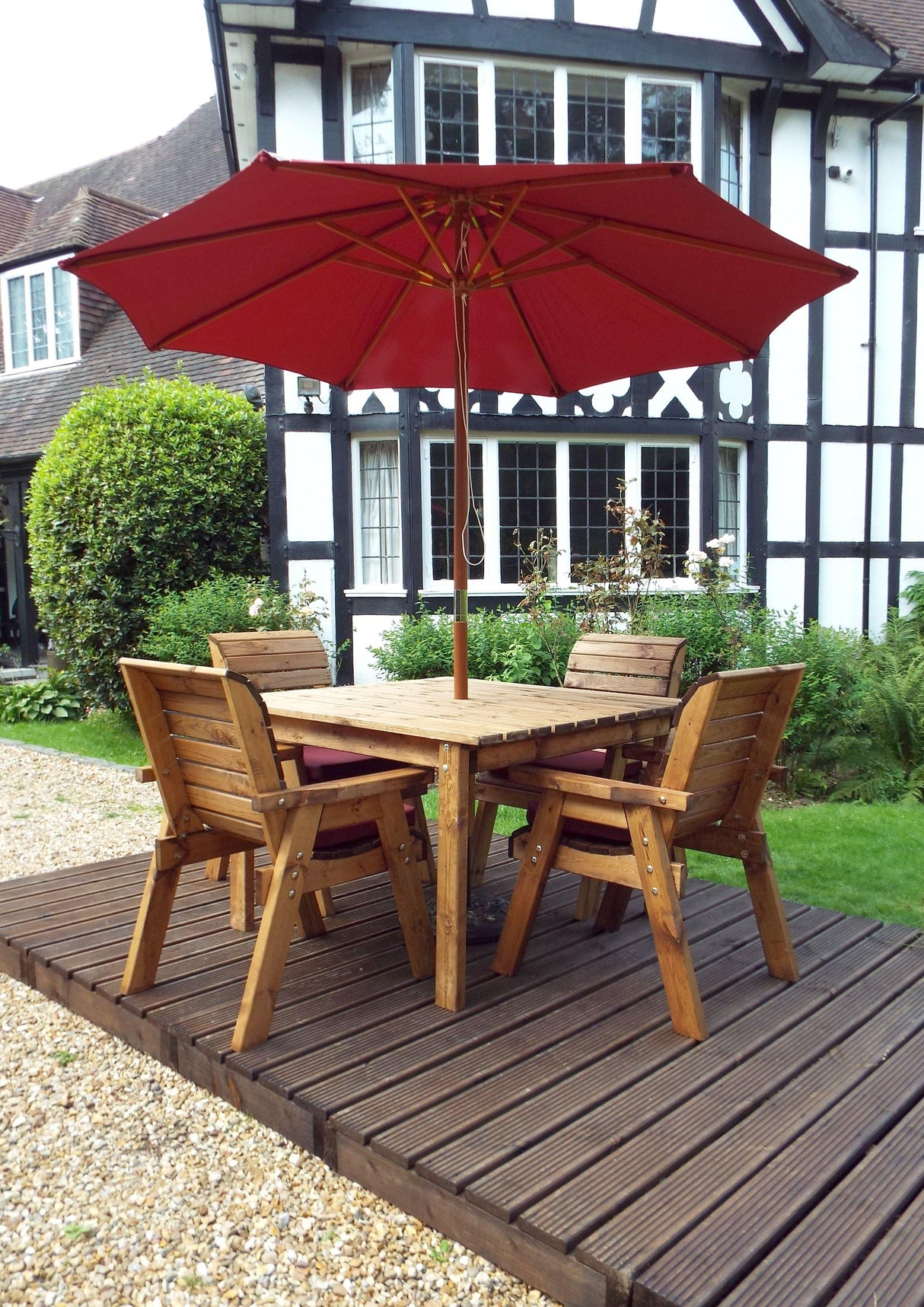 Charles Taylor Four Seater Square Table Set (HB57)