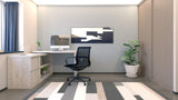 Dynamic Fleur Smart Storage Desk in Grey Oak (HO00102)