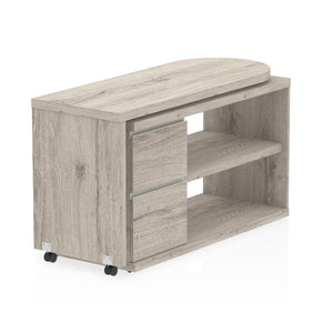 Dynamic Fleur Smart Storage Desk in Grey Oak (HO00102)