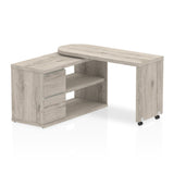 Dynamic Fleur Smart Storage Desk in Grey Oak (HO00102)
