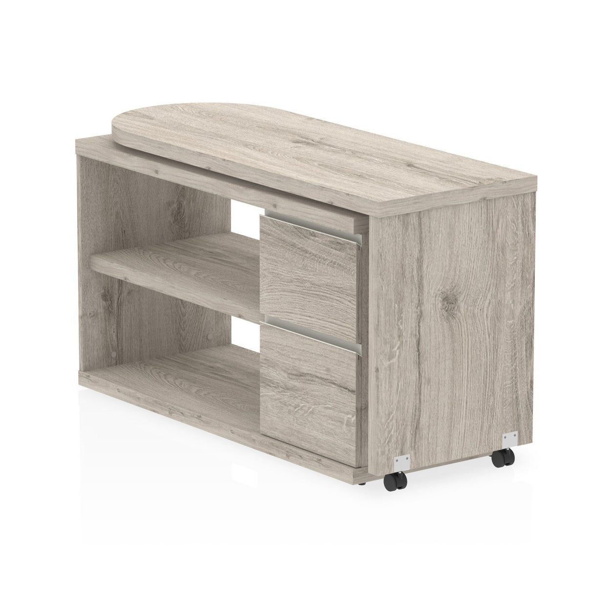 Dynamic Fleur Smart Storage Desk in Grey Oak (HO00102)