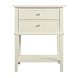 Dorel Home Franklin Range Accent Table in White