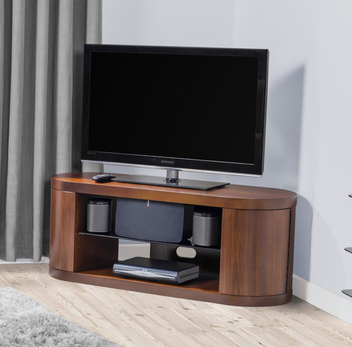 Jual Florence Curved Walnut TV Cabinet (JF207 WB)