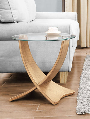 Jual Siena Oak Lamp Table (JF309-Oak)