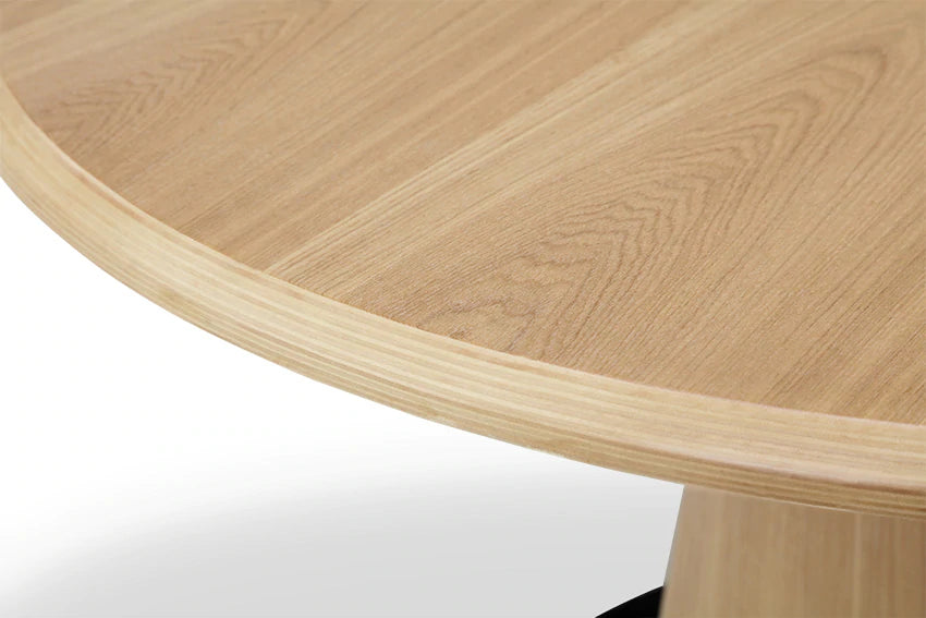 Jual Siena Oak and Black Lamp Table (JF319)