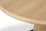 Jual Siena Oak and Black Lamp Table (JF319)