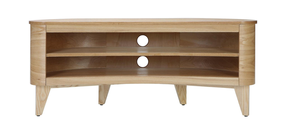 Jual San Francisco Curved Oak TV Stand (JF709)