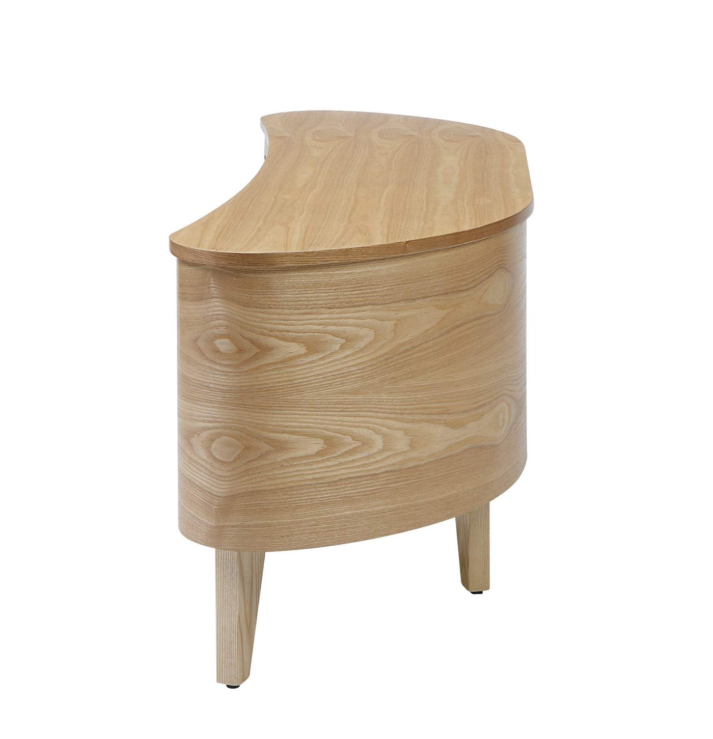 Curved wooden tv stand cheap