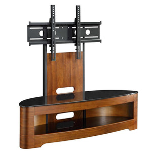 Jual Florence Curved Walnut Cantilever TV Stand (JF209 WB)
