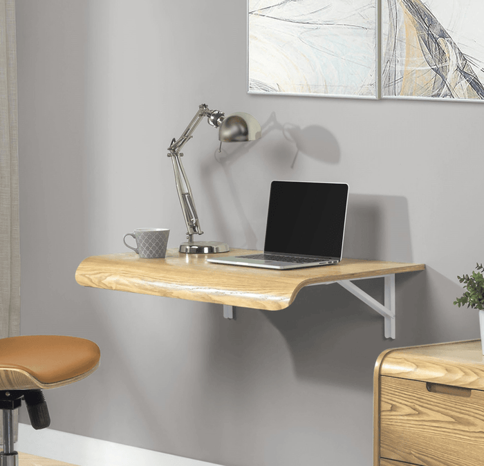 Jual Wall Mounted Foldaway Desk in Oak (PC206)