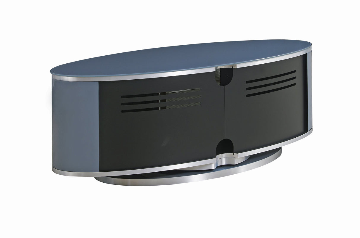 MDA Designs Luna Grey Oval TV Cabinet