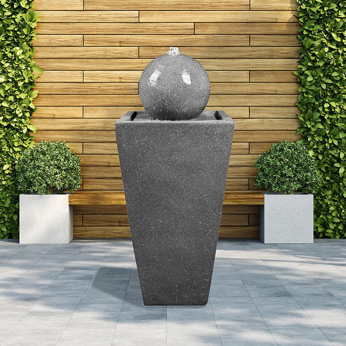 MDA Designs Osiris Garden Water Feature with LED Lighting