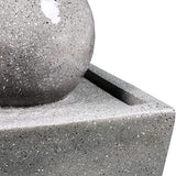 MDA Designs Osiris Garden Water Feature with LED Lighting