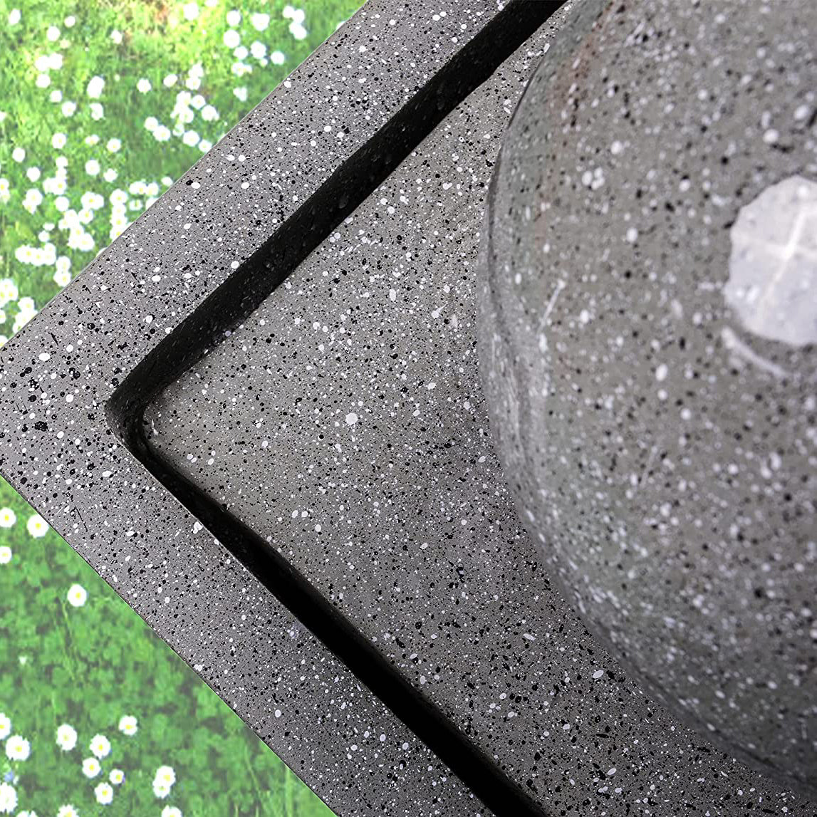 MDA Designs Osiris Garden Water Feature with LED Lighting