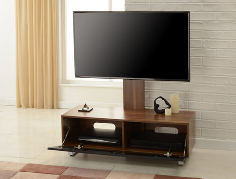 TTAP Munich Walnut Cantilever TV Stand with Bracket (MUN-1050-WAL)