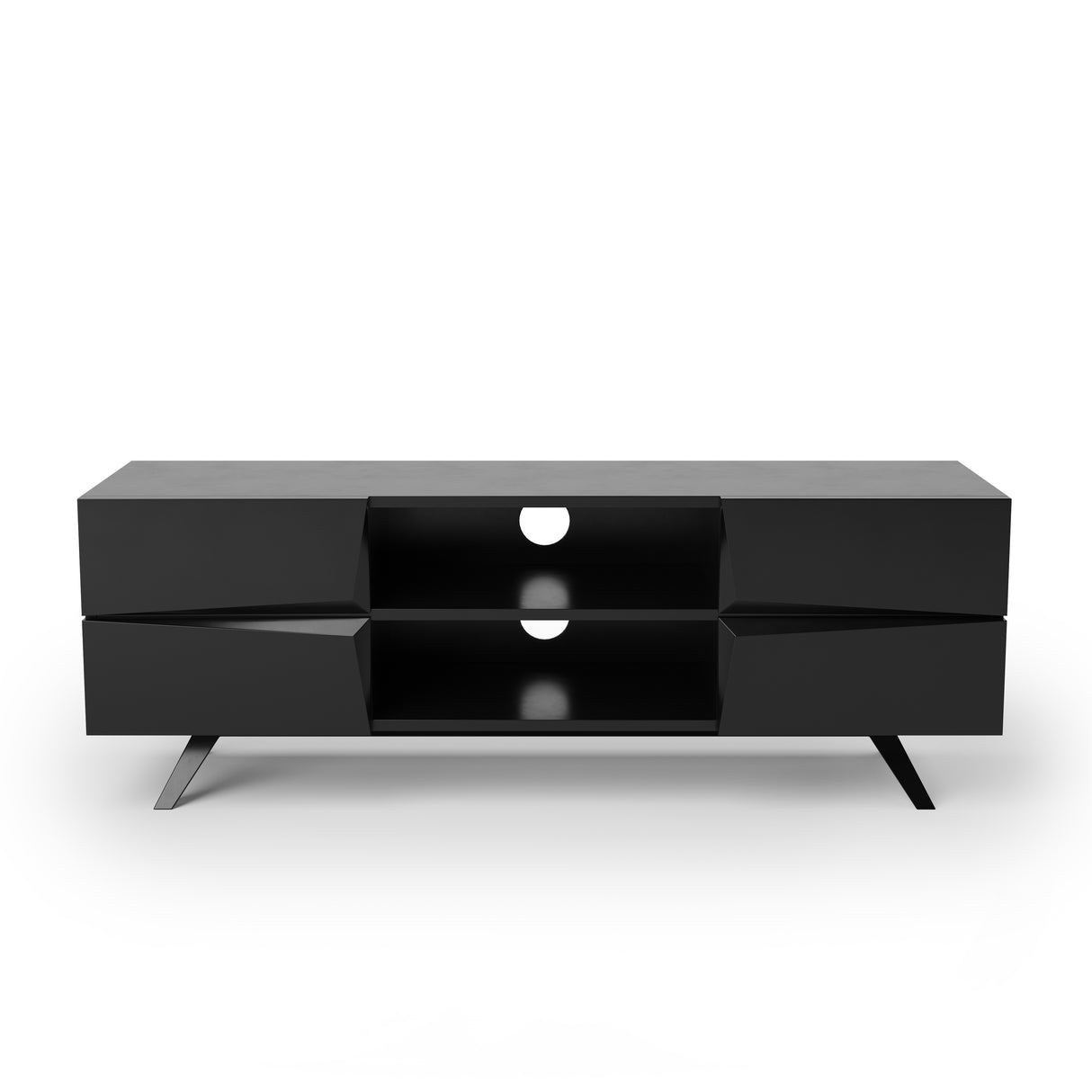 Alphason Olympus 1400 Black TV Stand (ADOL1400BLK)
