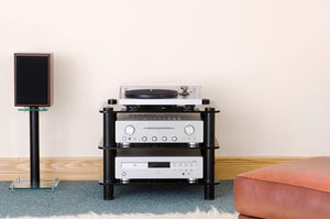 Optimum Prelude OPT-3000 Hifi Stand with 520mm deep shelves