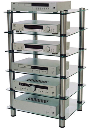 Optimum Prelude OPT-6000 Hifi Stand with 520mm deep shelves