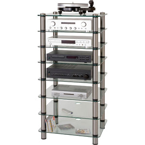 Optimum Prelude OPT-8000 Hifi Stand with 520mm deep shelves