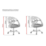 Jual Helsinki Curved Executive Chair in Grey (PC606 OFFICE CHAIR GREY)