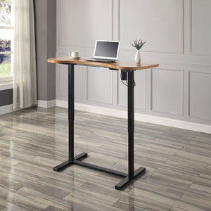 Jual San Francisco Electric Height Adjustable Desk in Oak and Black (PC715 Oak)
