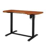Jual San Francisco Electric Height Adjustable Desk in Walnut and Black (PC715 Walnut)