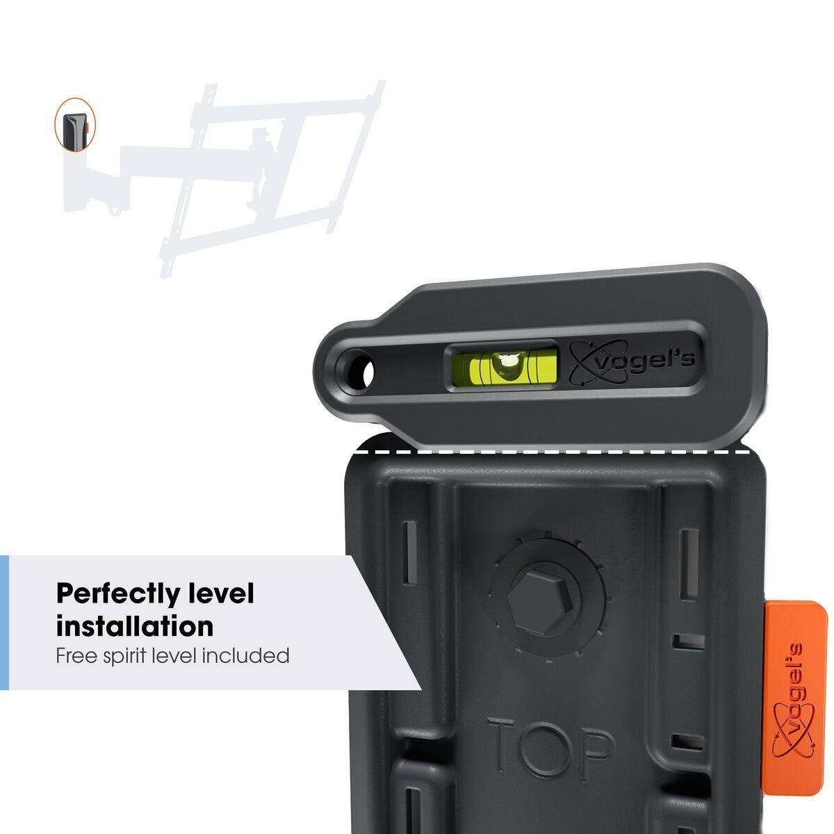 Vogels TVM 3425 TV (32-65") Single Arm Black TV Wall Bracket